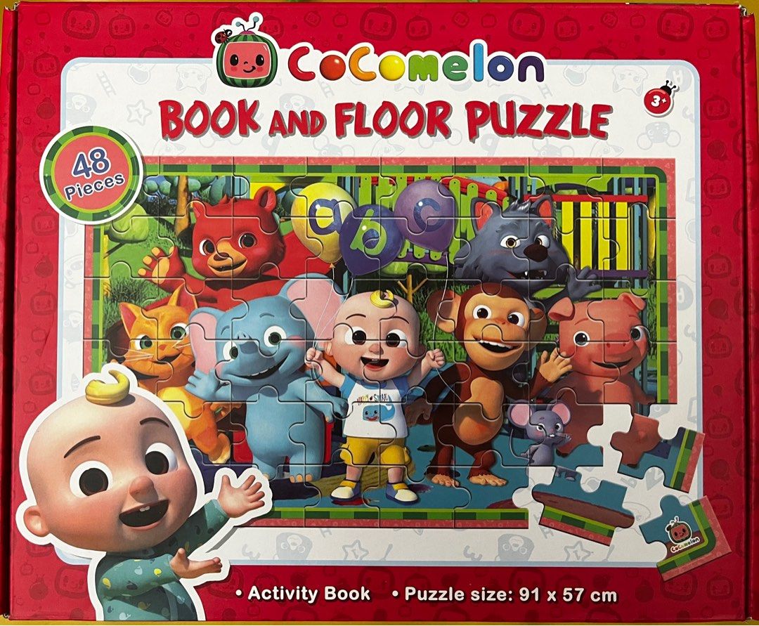 Book and Floor Puzzle, 興趣及遊戲, 玩具 & 遊戲類 Carousell