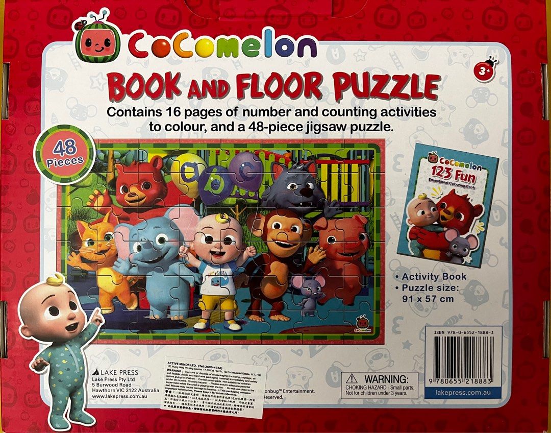 Book and Floor Puzzle, 興趣及遊戲, 玩具 & 遊戲類 Carousell