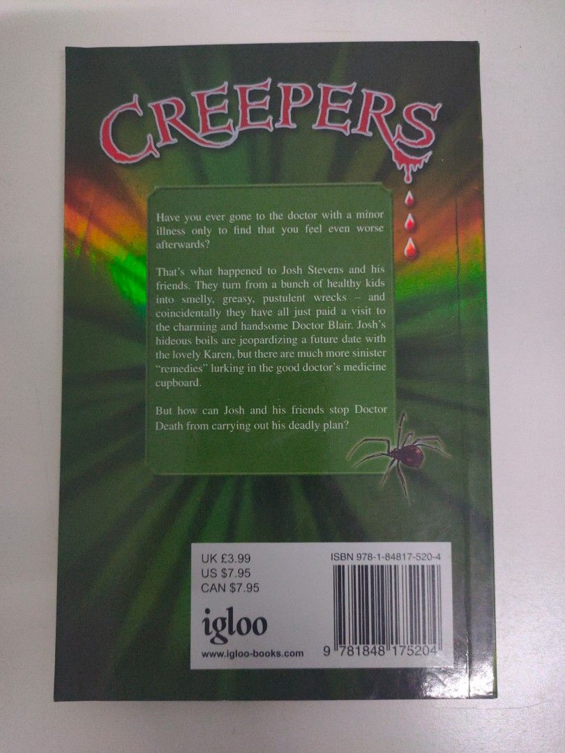 Creepers Doctor Death by Edgar J. Hyde (Children > Horror / Fantasy