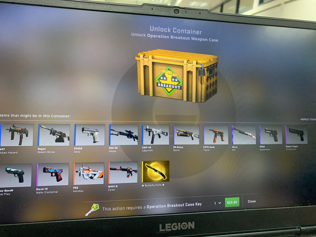 CSGO OPERATION BREAKOUT WEAPON CASE, Video Gaming, Video Games, Others