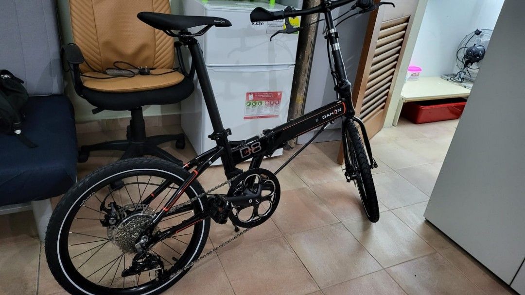 Dahon Launch D8 Foldable Bike Sports Equipment Bicycles Parts Bicycles on Carousell