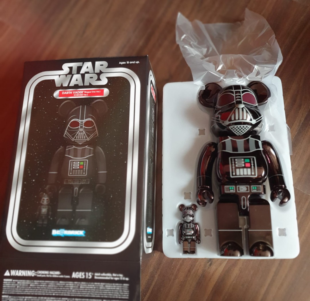 BE@RBRICK DARTH VADER(TM) DAMAGE Ver. (OBI-WAN KENOBI Ver.) 100 