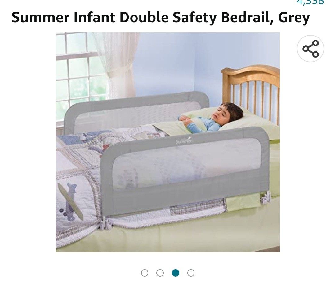 Double Safety Bedrail Babies Kids Baby Nursery Kids