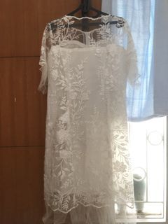 Dress kondangan made by me ld 90, bagus bgt Tinggal di ke penjahitin tambahin pernak pernik , kainnya yang bagus dulunya beli permeter 275 pkonya bagus