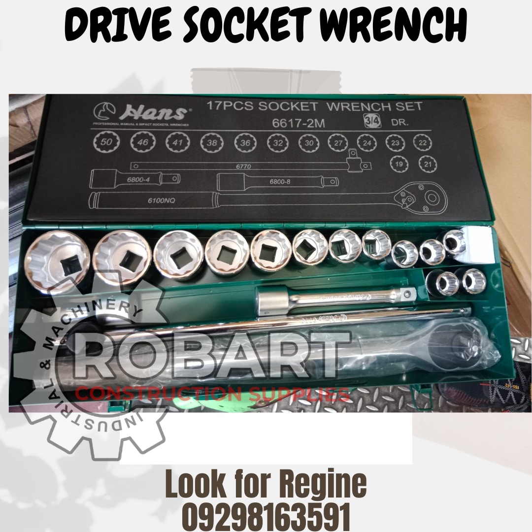 DRIVE SOCKET WRENCH, Commercial & Industrial, Construction Tools