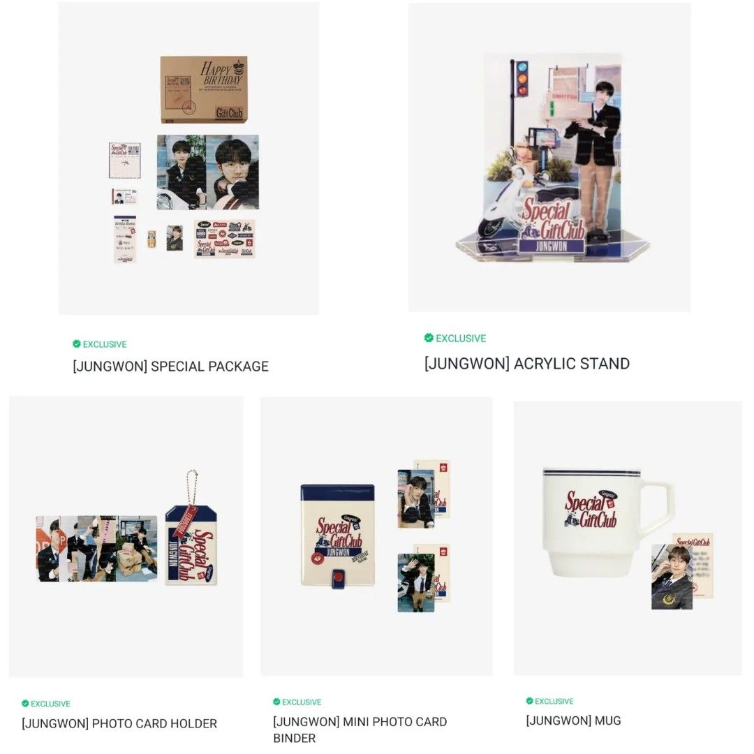 ENHYPEN SPECIAL GIFT CLUB [JUNGWON] OFFICIAL MD, Hobbies