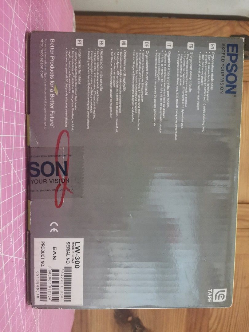 Epson Label works LW-300, Elektronik, Bagian Komputer ...