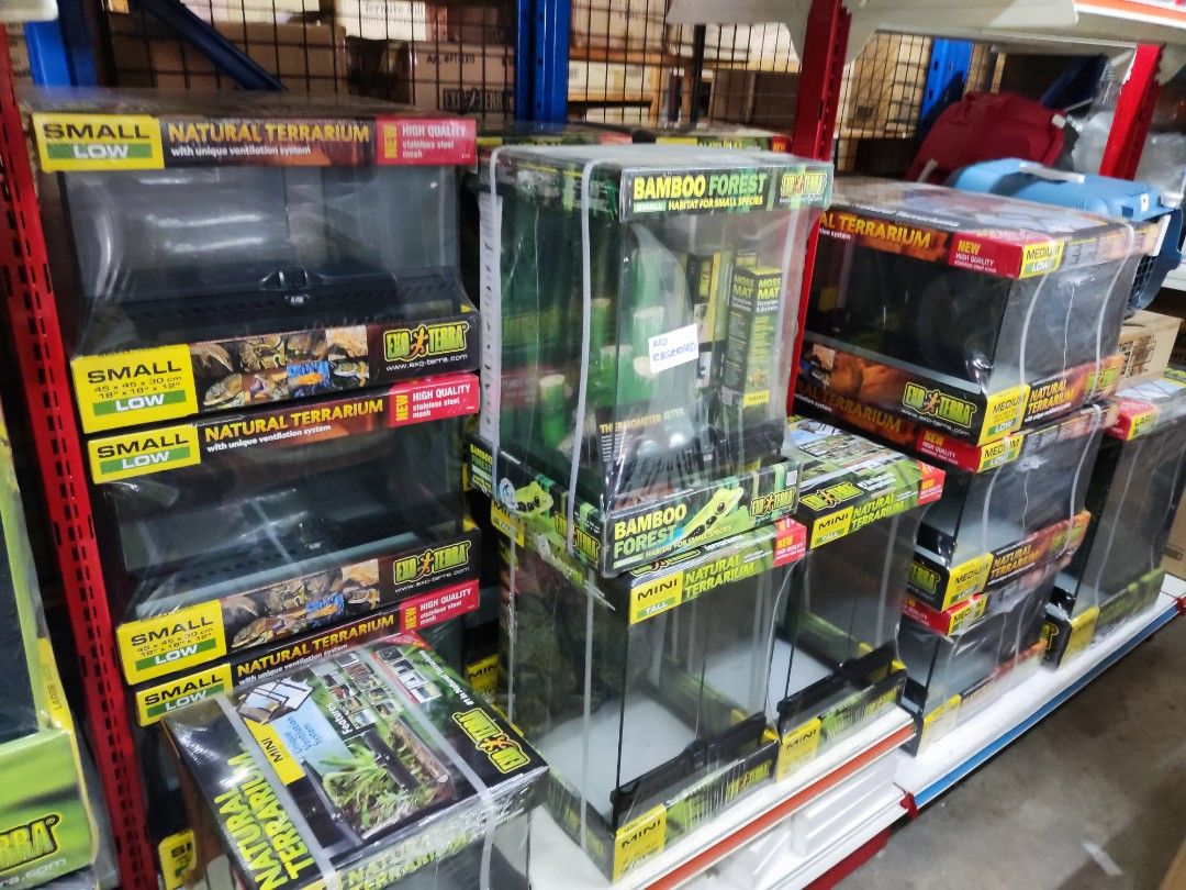 Exo Terra Terrarium Tanks All Sizes, Pet Supplies, Homes & Other Pet