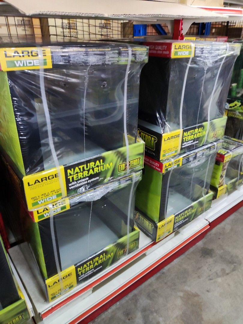 Exo Terra Terrarium Tanks All Sizes, Pet Supplies, Homes & Other Pet