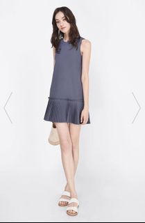 Fayth Kira Dropwaist Pleated Dress