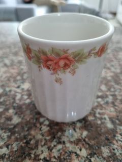 Floral Glass Cup