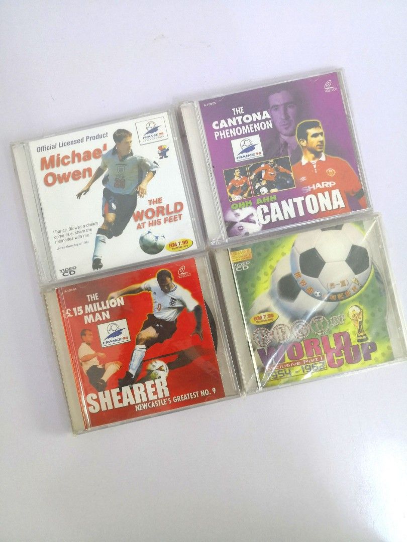 Football VCD Soccer World Cup Cantona Manchester United Owen Liverpool