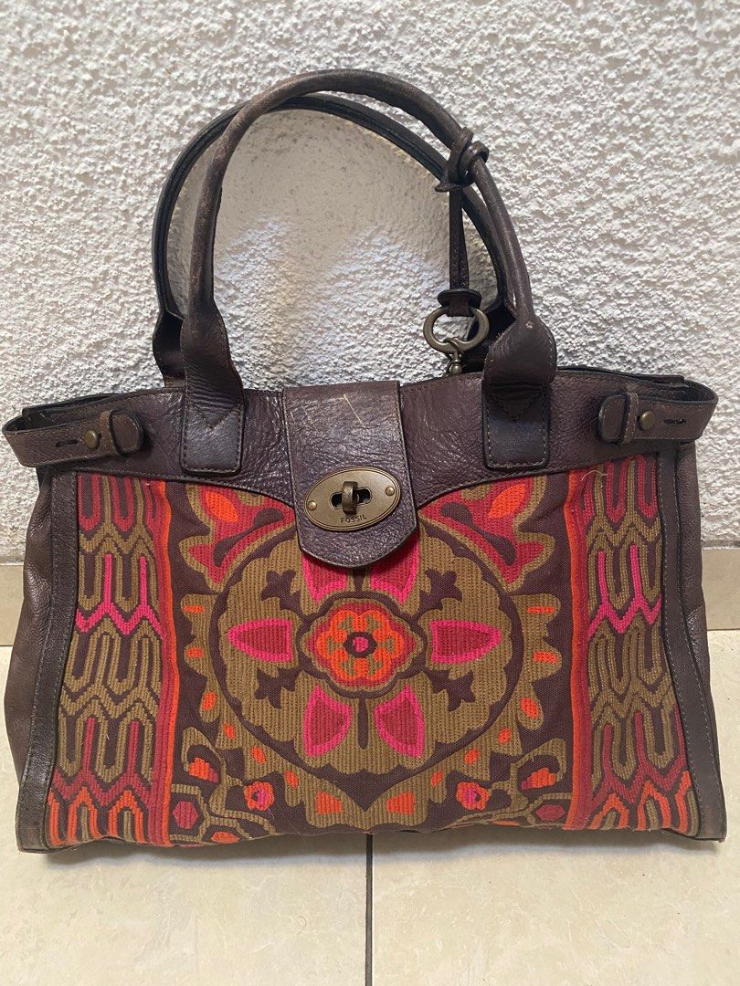 Fossil vintage reissue cheap weekender bag