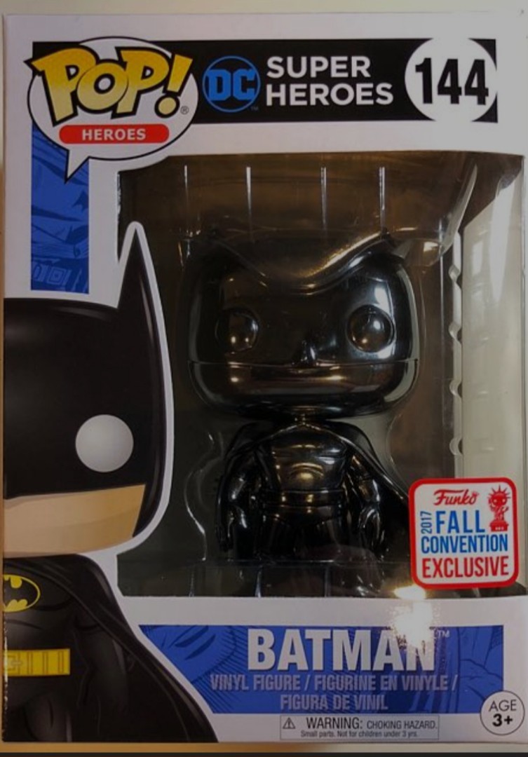 Funko POP! BATMAN BLACK CHROME, Hobbies & Toys, Toys & Games on Carousell