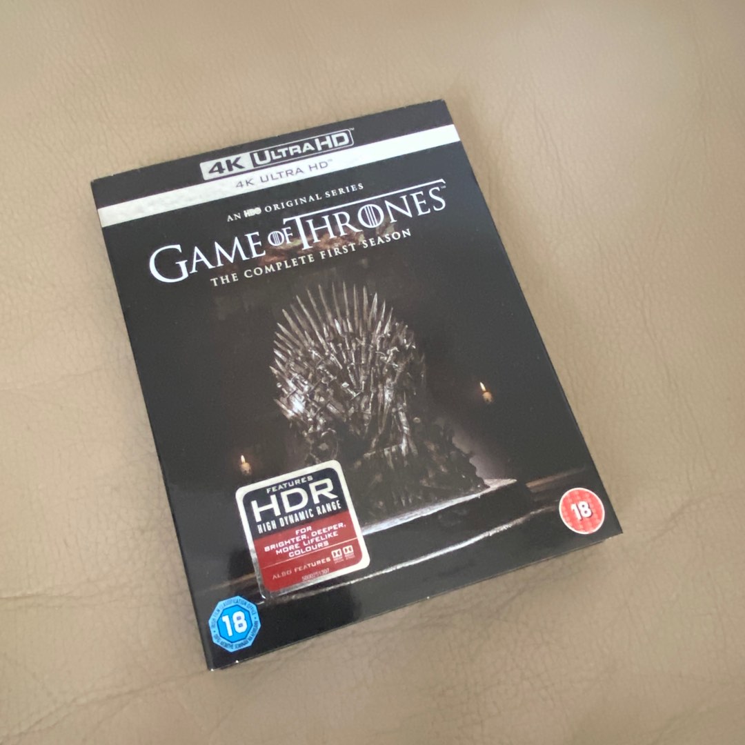 Game of Thrones Season 1 4K UHD 4 Disk Blu Ray, 興趣及遊戲, 音樂