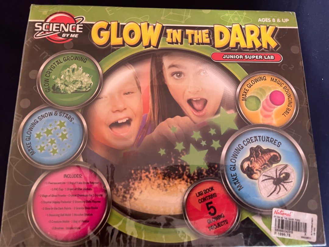 Glow in the dark science game, Hobbies & Toys, Toys & Games on Carousell