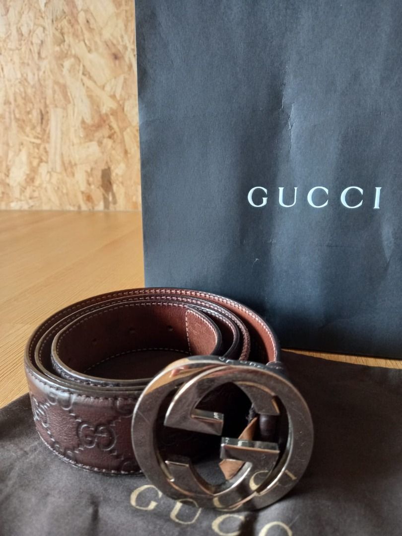 Mens tan gucci belt cheap
