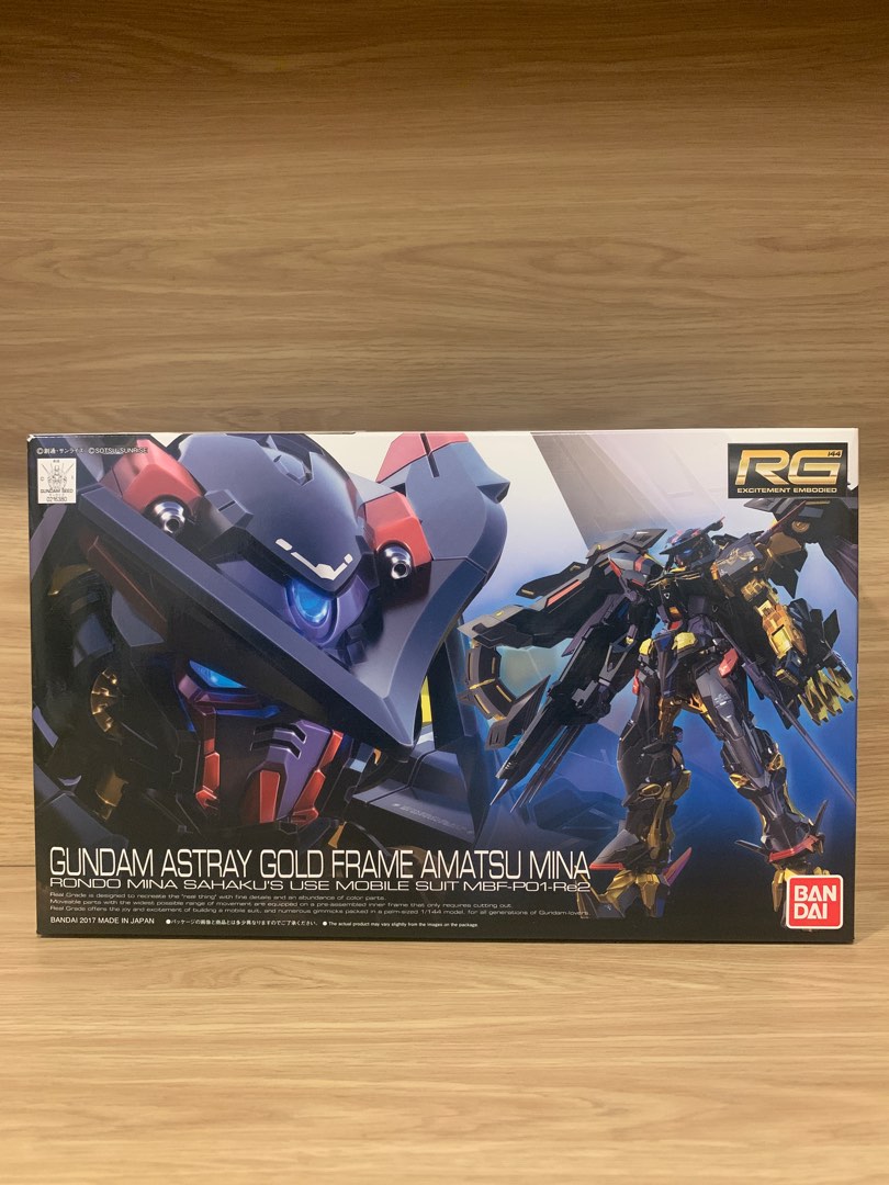 Gundam Astray Gold Frame Amatsu Mina RG, Toys & Collectibles, Mainan di ...