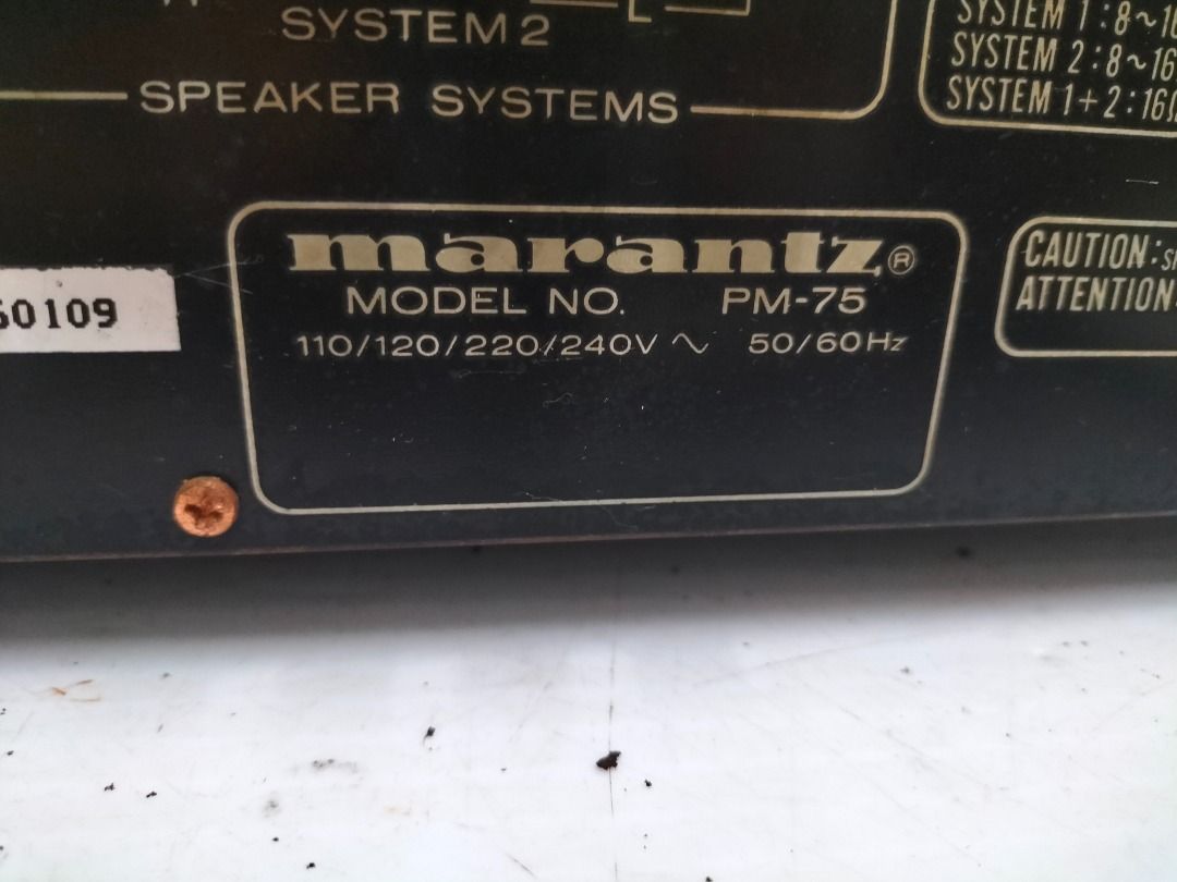 #H1231 | Marantz Amplifier (bass,treble x), Audio, Soundbars, Speakers ...