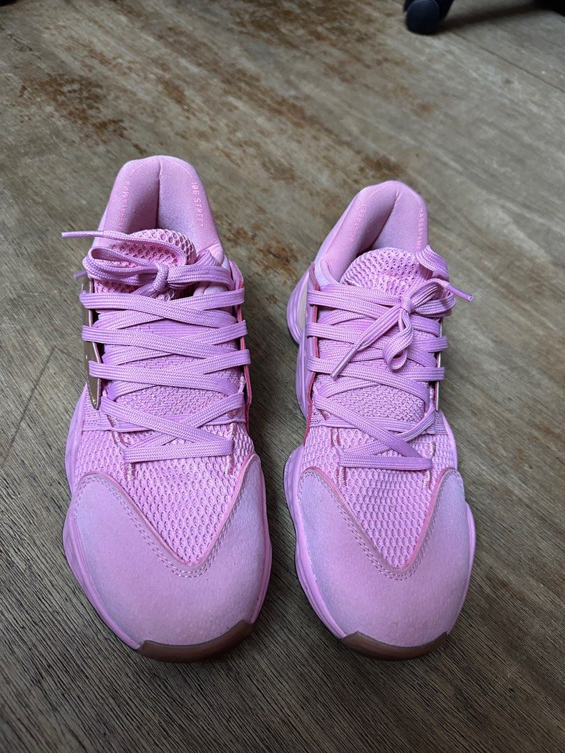 Harden Vol.4 Pink adidas Men s Fashion Footwear Sneakers on