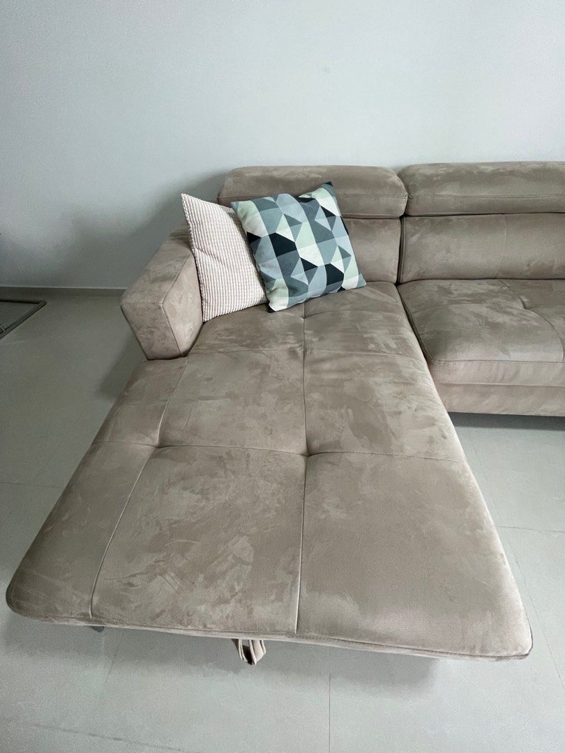 Harvey Norman Lshape sofa, Furniture & Home Living, Furniture, Sofas on Carousell