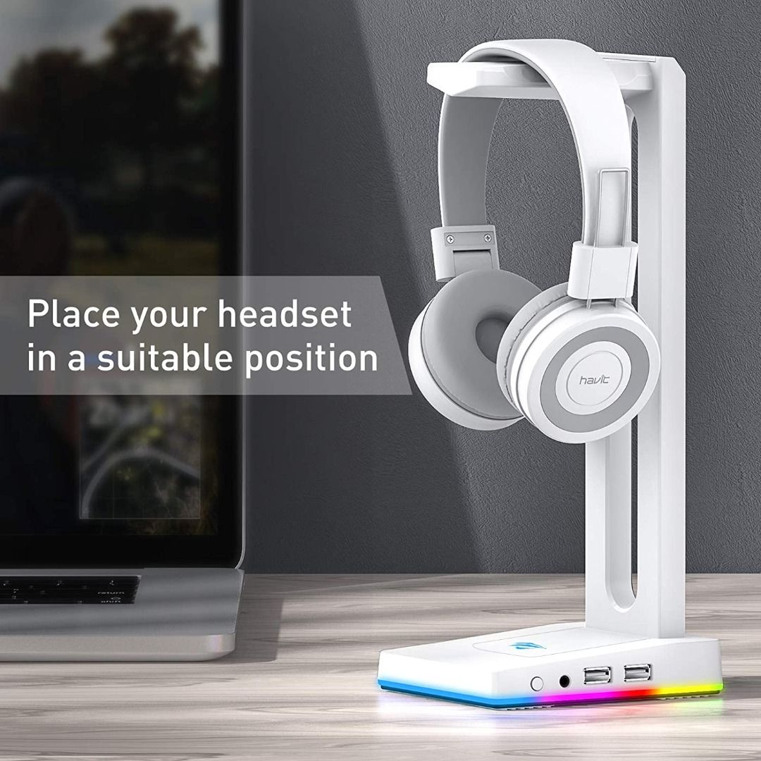 Havit th630 rgb headset stand outlet