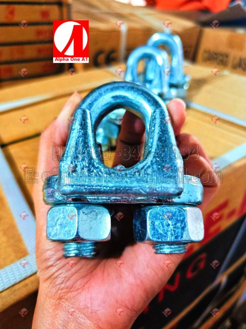 HEAVY DUTY WIRE ROPE CLIP CABLE CLIP GALVANIZED, Commercial