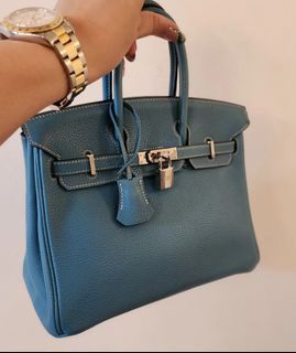 Hermes Birkin 25 🤩 Blue Cobalt Togo in GHW, Luxury, Bags & Wallets on  Carousell