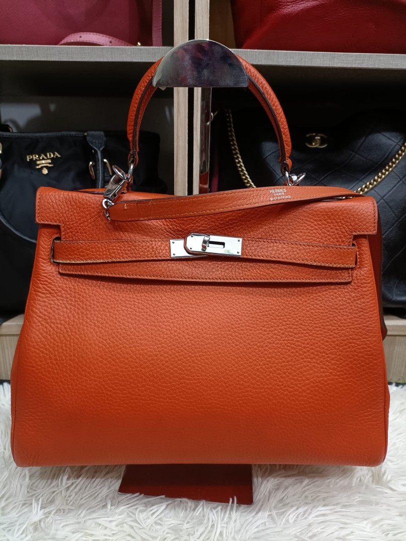 HERMES KELLY 19 RM350 FULL SET, Luxury, Bags & Wallets on Carousell