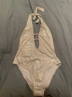 Holographic bodysuit doof festival