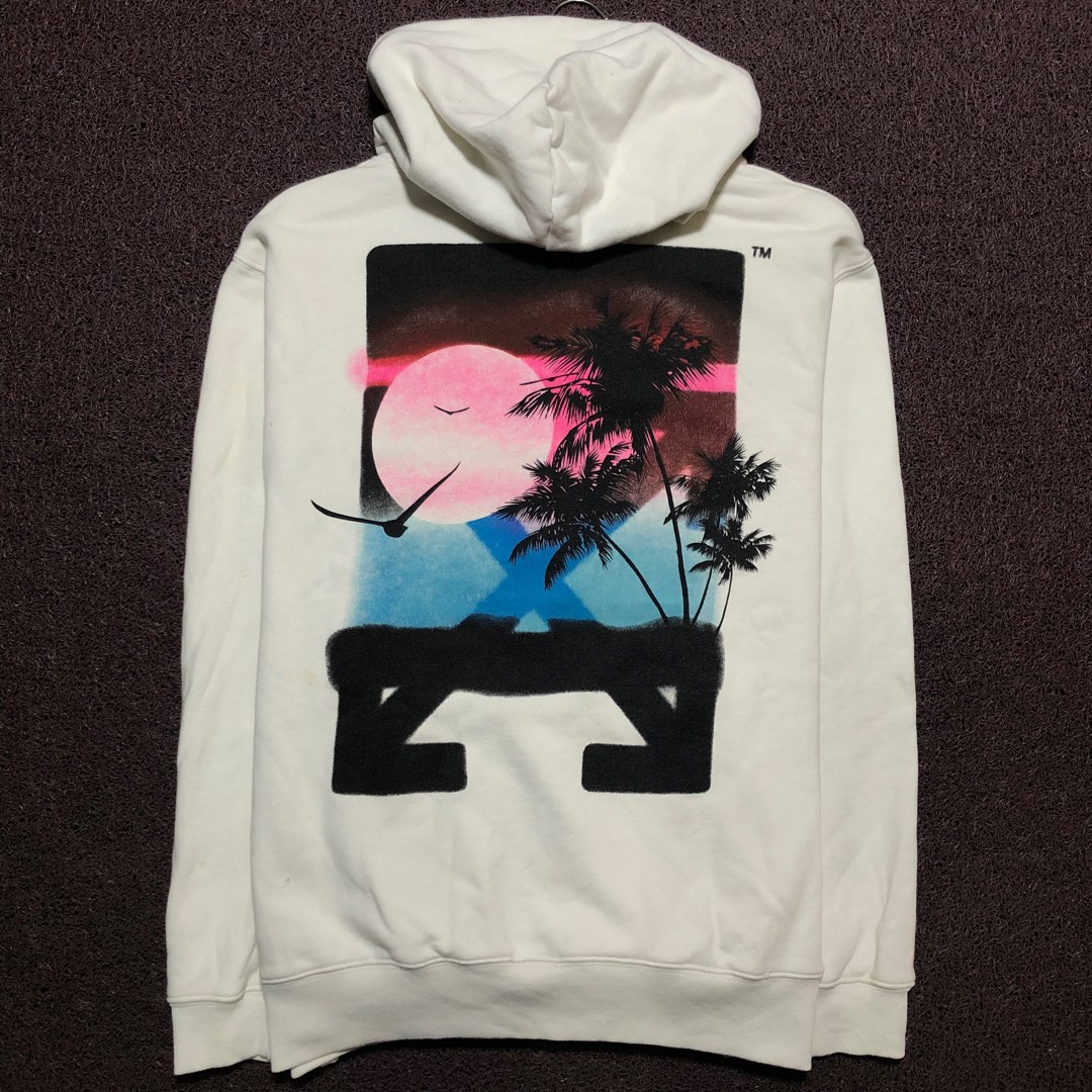 Off white cheap sunset hoodie