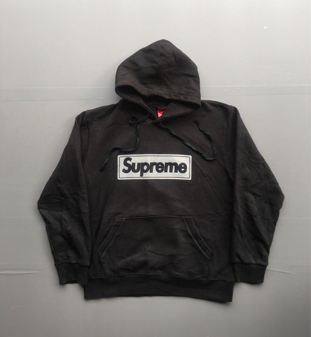 HOODIE SUPREME ORIGINAL Fesyen Pria Pakaian Atasan di Carousell