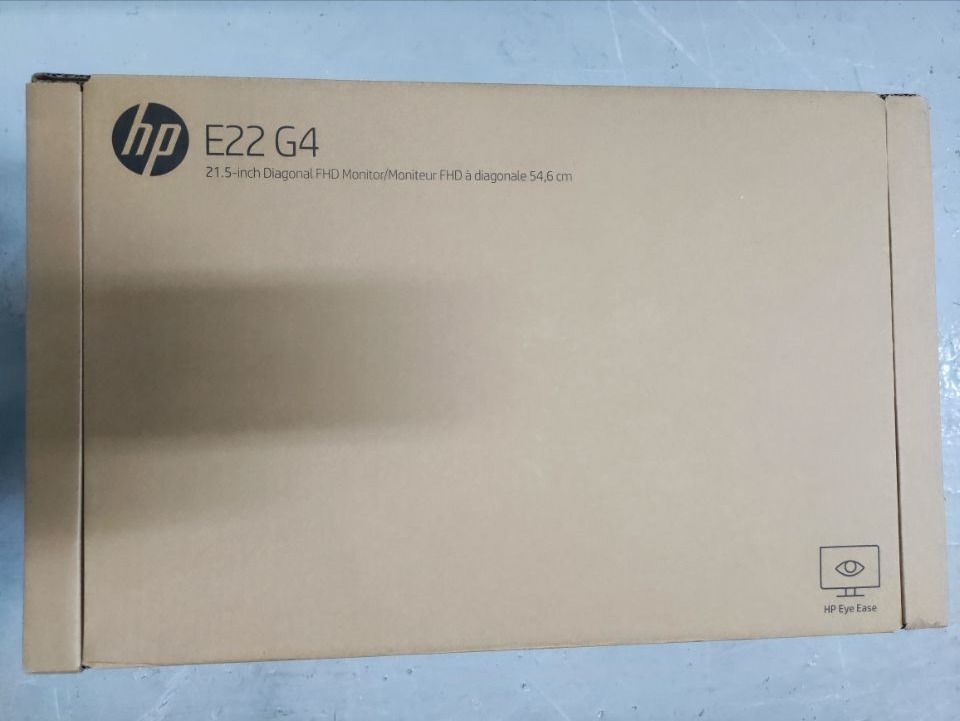 HP 21.5 Inch E22 G4 FHD Monitor, 電腦＆科技, 電腦周邊及配件, 電子