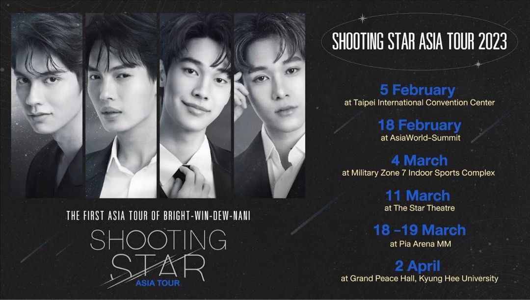 [HTB] Shooting Star Asia tour in Singapore (F4), Tickets & Vouchers