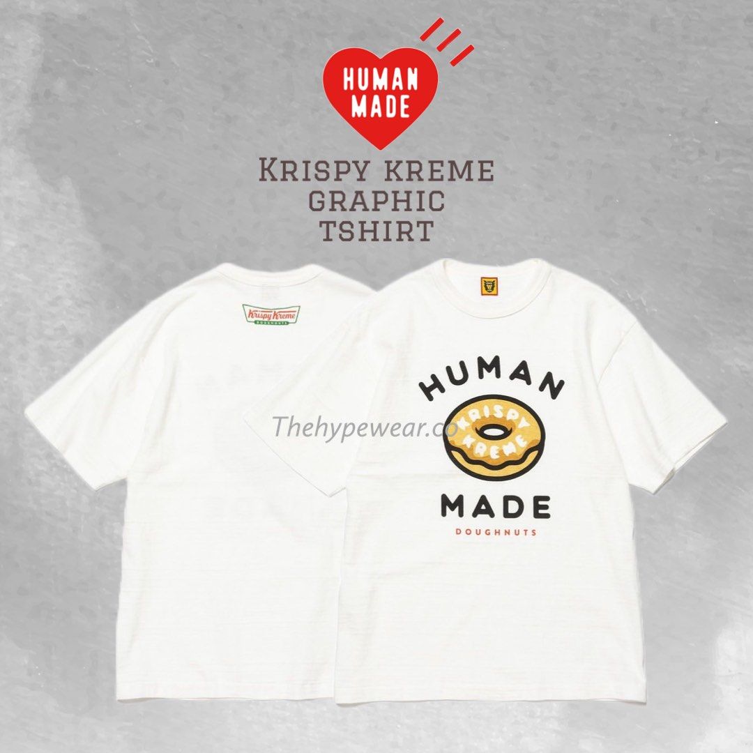 Human Made Krispy Kreme Graphic Tshirt, Men's Fashion, Tops & Sets 