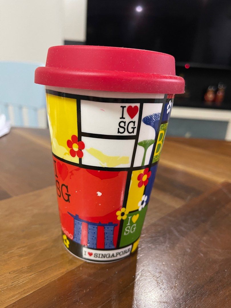 I love Singapore Tumbler, Furniture & Home Living, Kitchenware