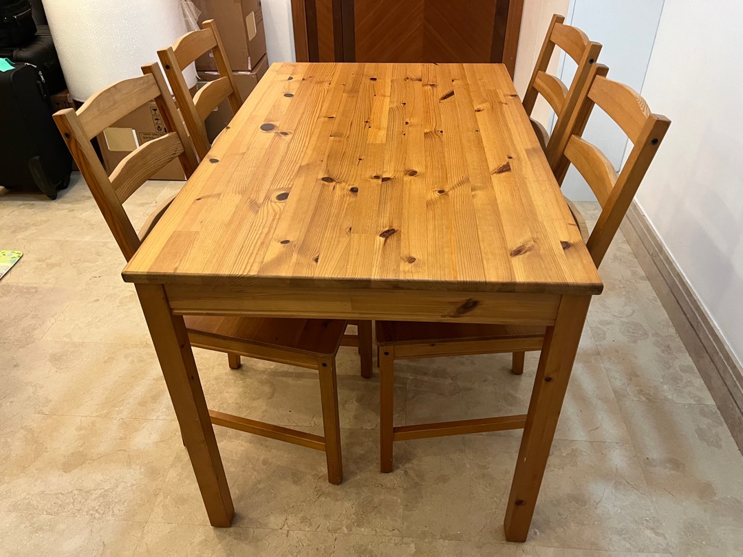 Ikea dining table set, Furniture & Home Living, Furniture, Tables
