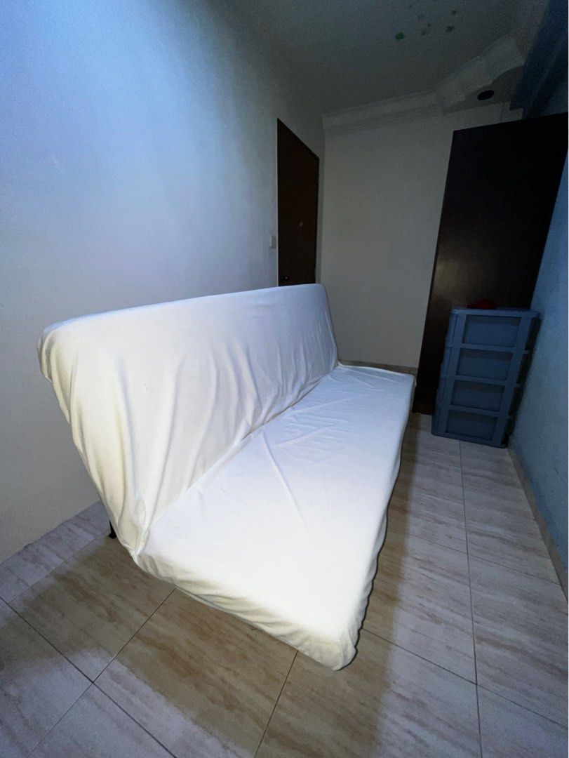 IKEA sofa bed (mattress included), Furniture & Home Living, Furniture