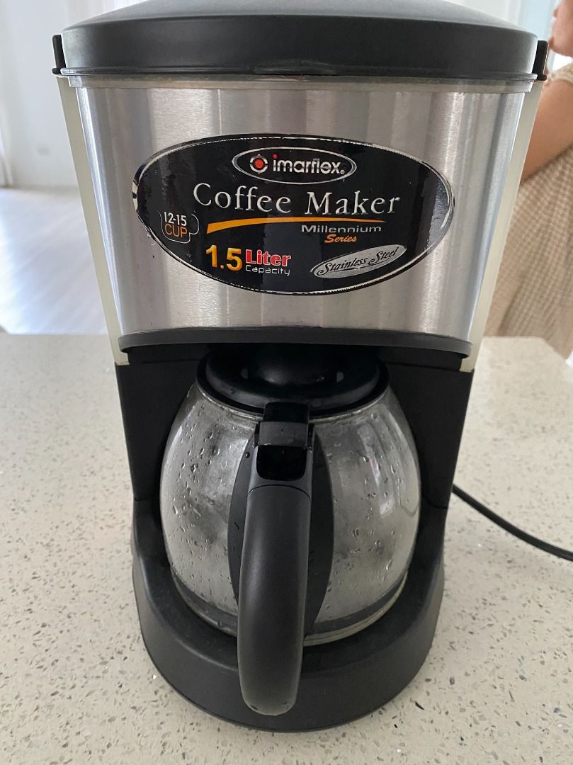 Imarflex Coffee Maker Coffee Machine 1.5 liters 12 to 15 cups, TV