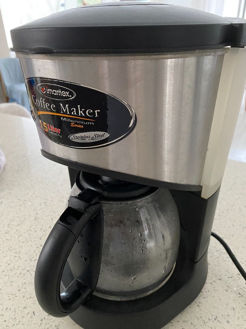 Imarflex Coffee Maker Coffee Machine 1.5 liters 12 to 15 cups, TV