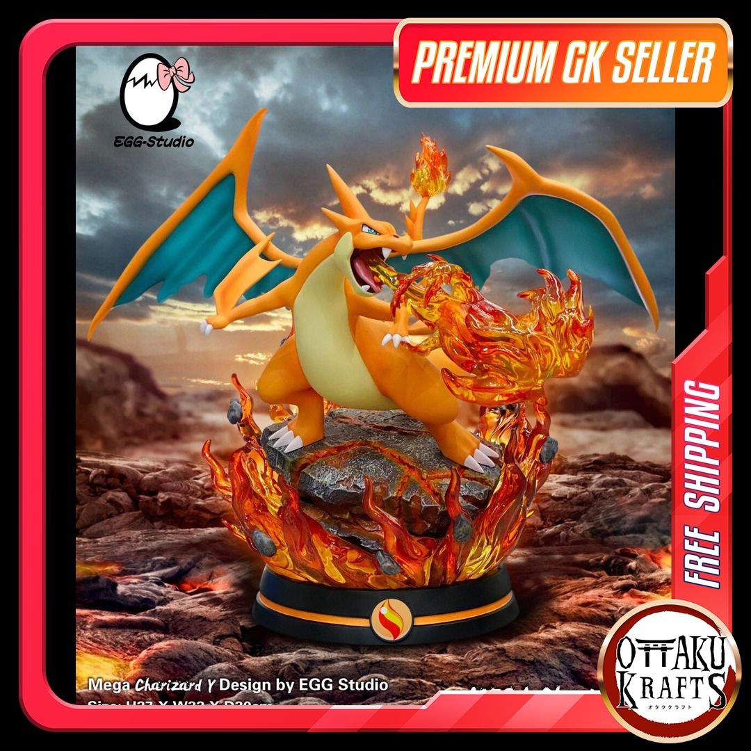 Mega Charizard Y - Pokemon Resin Statue - EGGS Studios [In Stock]