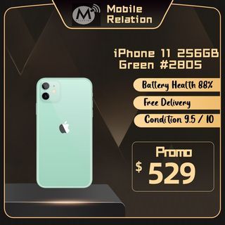 iPhone 11 256GB Green 「Battery Health 88%」 #2805