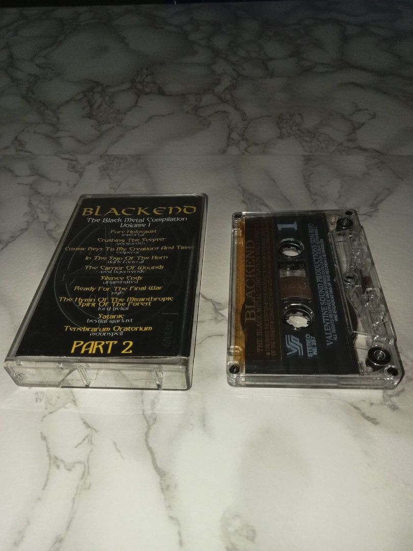 Kaset BLACKEND 'The Black Metal Compilation Vol. 1 Part 2', Hobbies ...