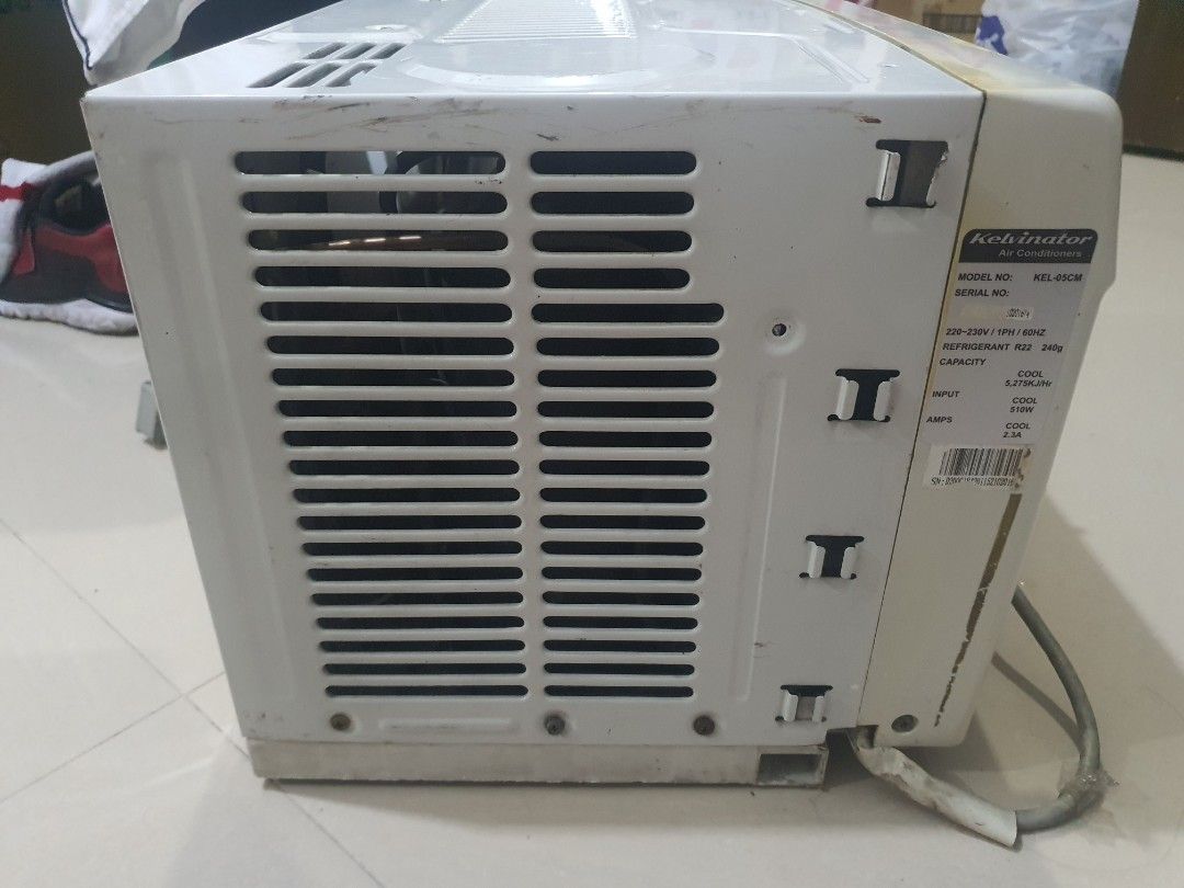 Kelvinator Aircon (Window Type) 0.5HP, TV & Home Appliances, Air