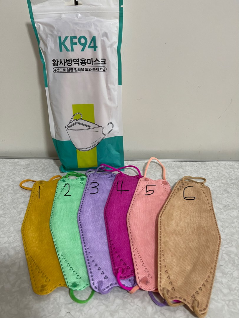 KF94 Mask Many colors, Health & Nutrition, Face Masks & Face Shields