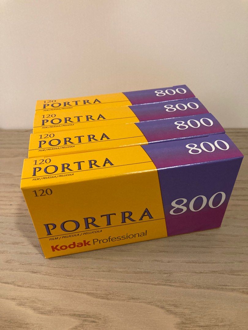 Kodak カメラ Kodak PORTRA800 120 800 フィルムカメラ x2箱 PORTRA