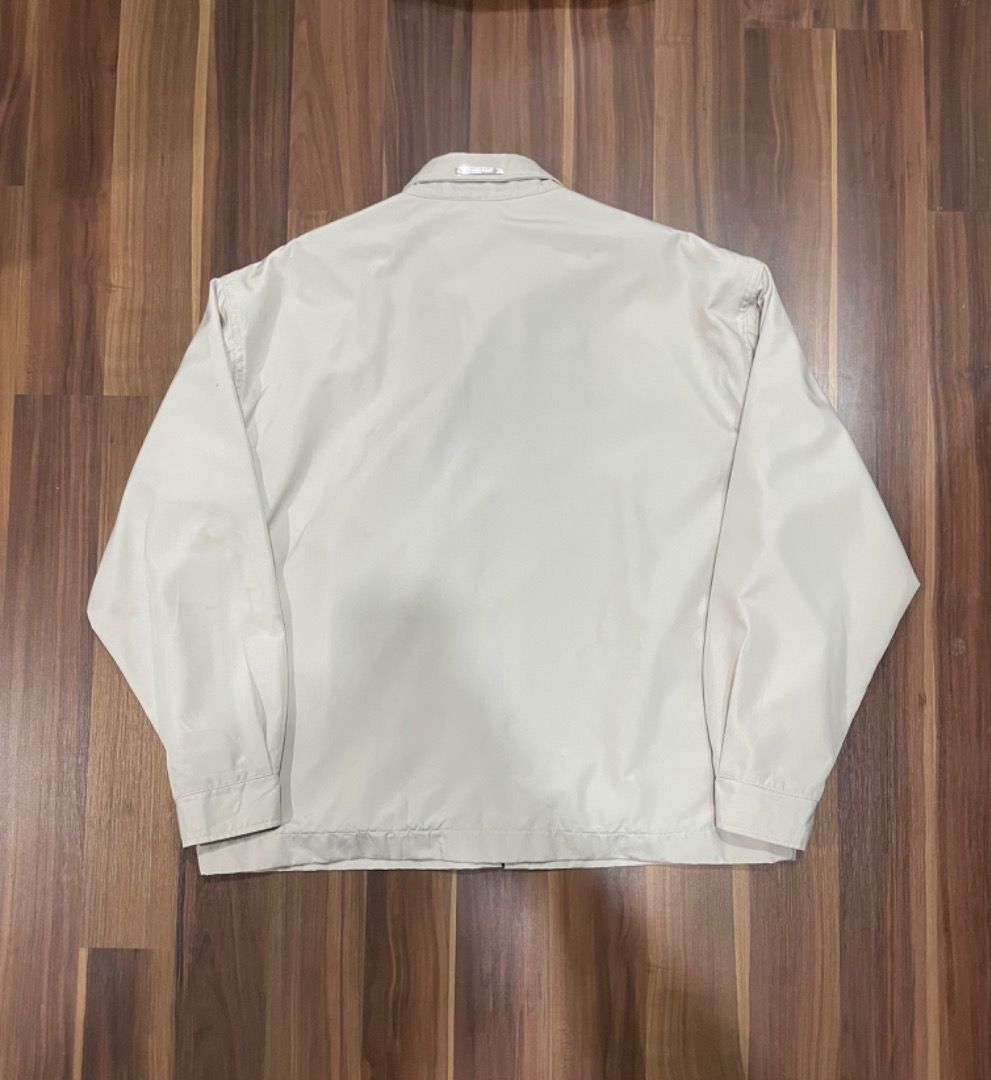 Lacoste Cream Harrington Jacket, Men's Fashion, Coats, Jackets and