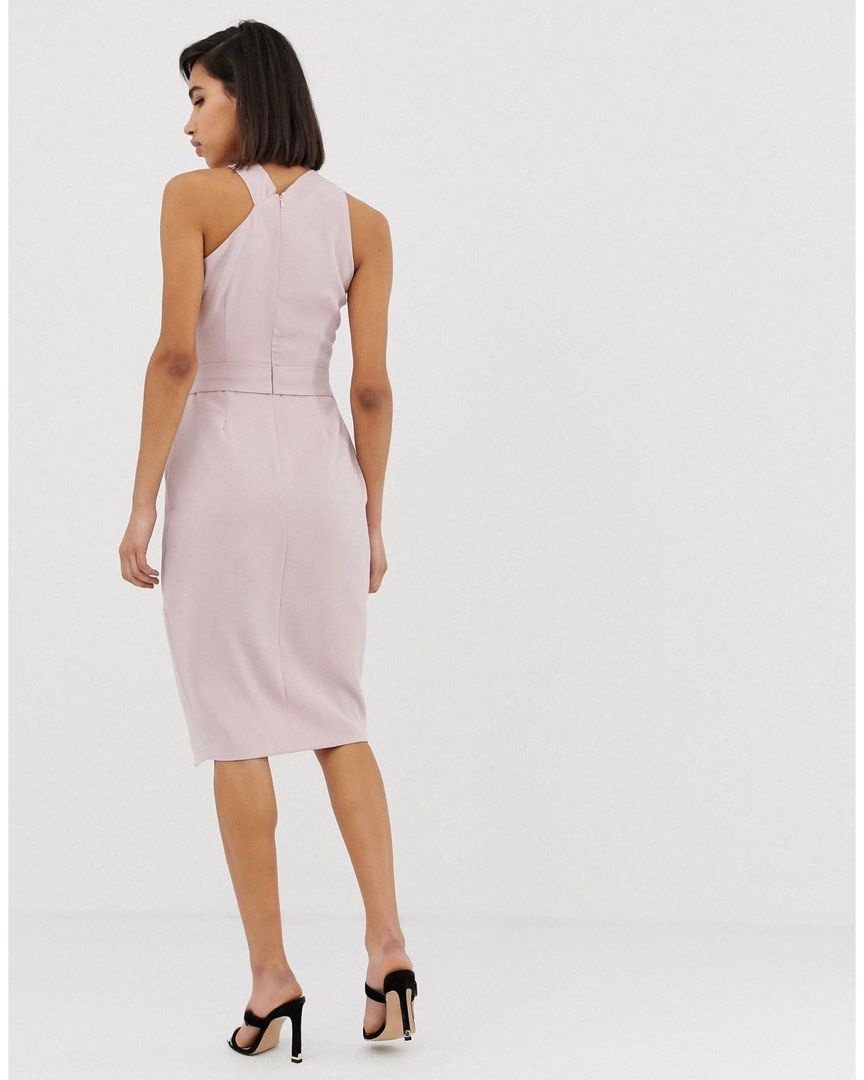 Lavish Alice Halter Neck Dress Lavish Dresses Lavish Alice Halter Neck  Backless Green Dress