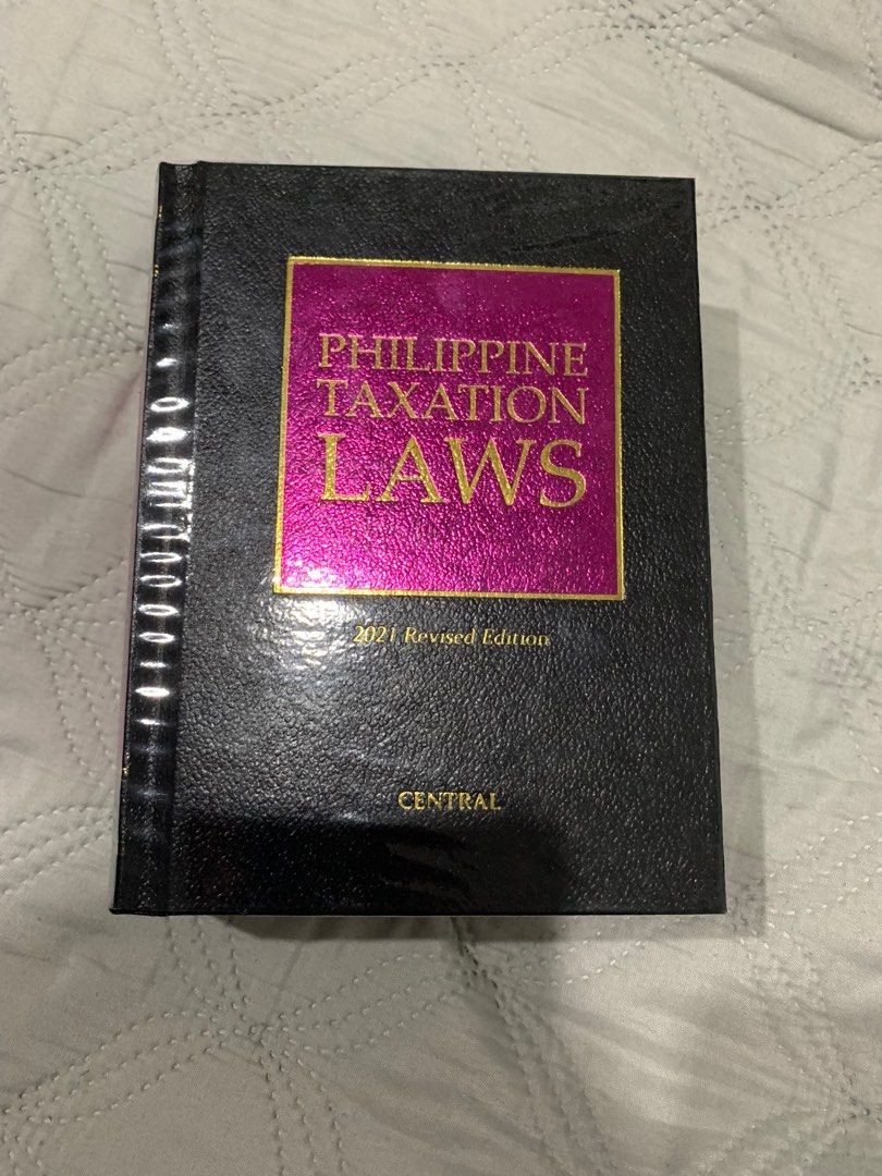 [Law Books] Philippine Taxation Laws 2021 Codal by Centralbooks