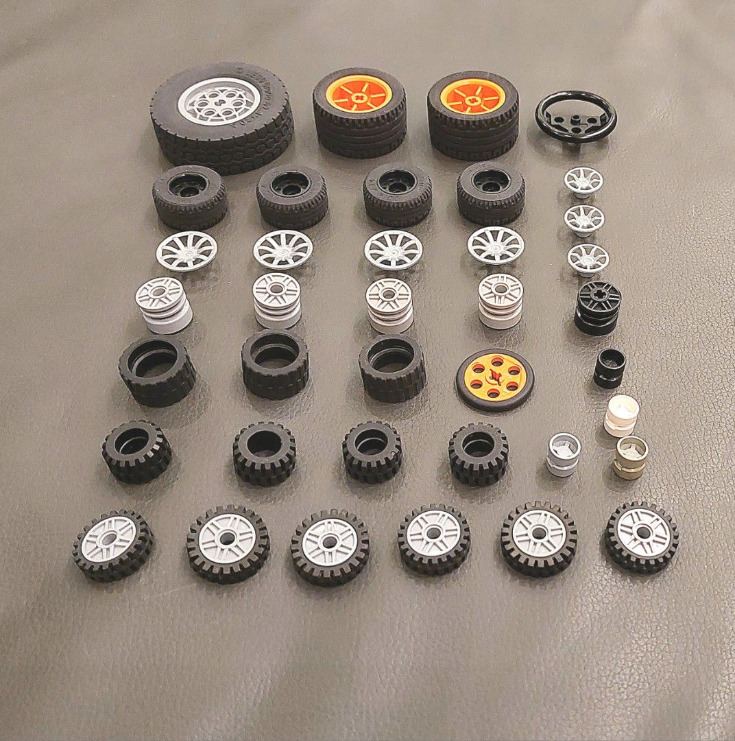 Lego tires and rims sales